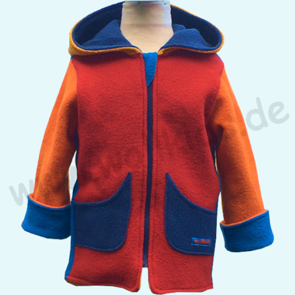 Ein BUNTES LEBEN 🥳 Wende-Walkjacke - Doubleface - Walk