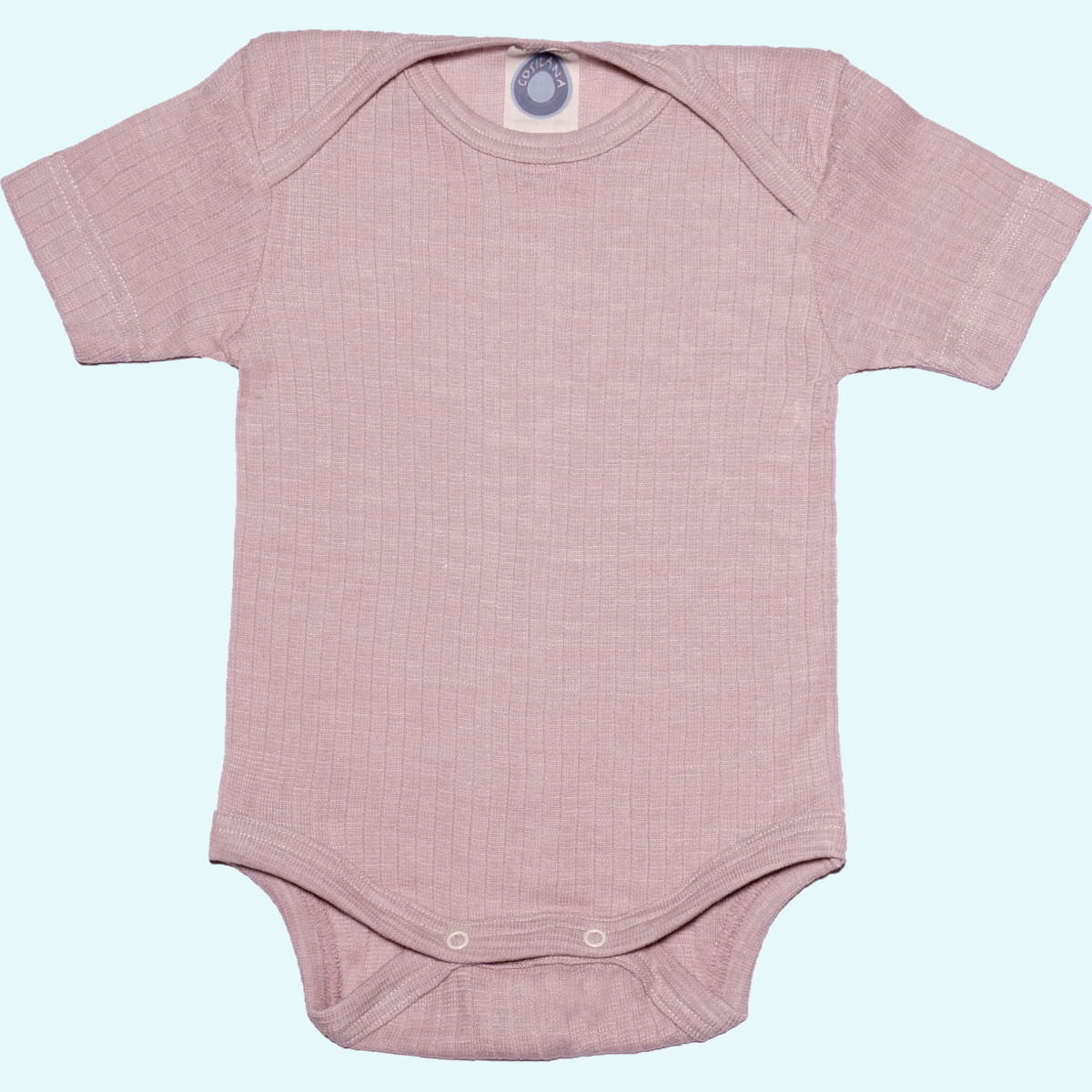 Baby Body kurzarm aus Wolle-Seide-Baumwolle - Cosilana Baby Body kurzarm aus Wolle-Seide-Baumwolle von Cosilana