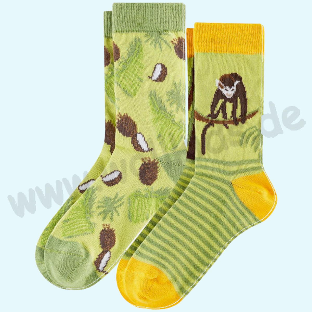Süße Kindersocken aus reiner BIO Baumwolle im 2er Pack von Livingcrafts