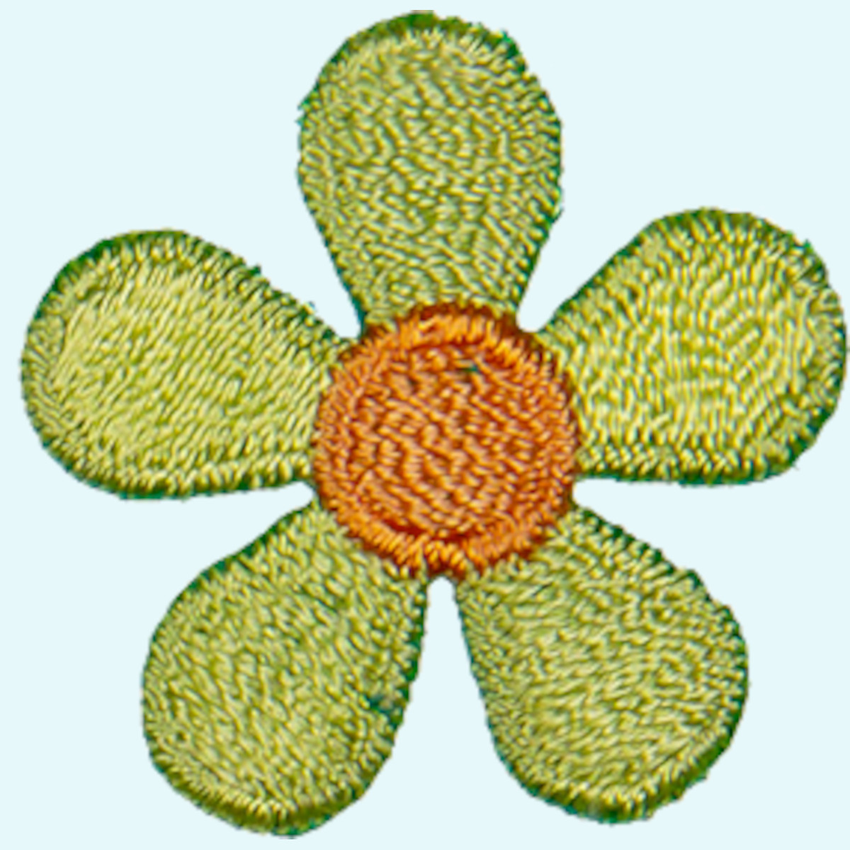 Veno Kinder & Erwachsenen Bügelapplikation Blume zum Aufbügeln auf Walk, Wollwalk, Kleidung & Stoff