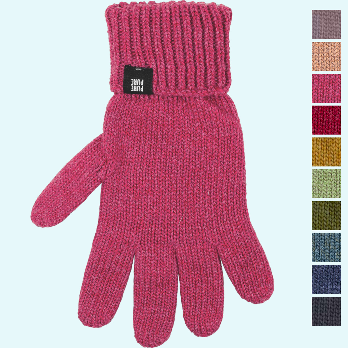 Warme PurePure Kinder Winter Strickhandschuhe aus Merino Wolle/Seide Warme Kinder Winter Wollhandschuhe & Strickhandschuhe aus Merino Wolle/Seide & Baumwolle