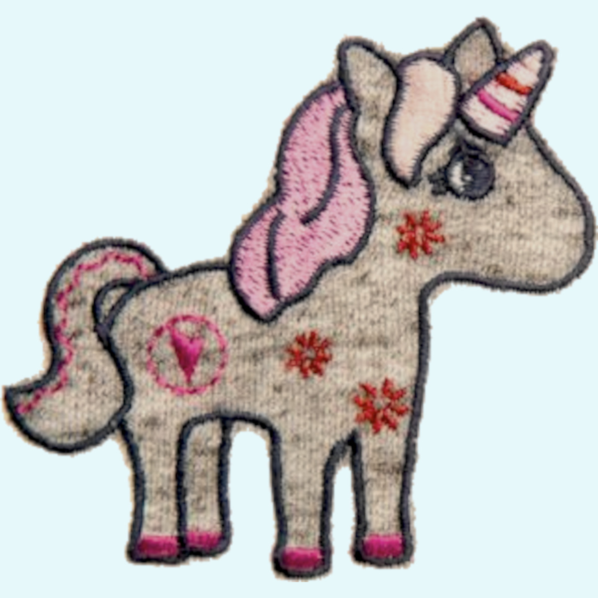 Veno Bügelapplikation Einhorn zum Aufbügeln auf Wollwalk, Kleidung & Stoff Veno Kinder & Erwachsenen Bügelapplikation Einhorn zum Aufbügeln auf Walk, Wollwalk, Kleidung & Stoff