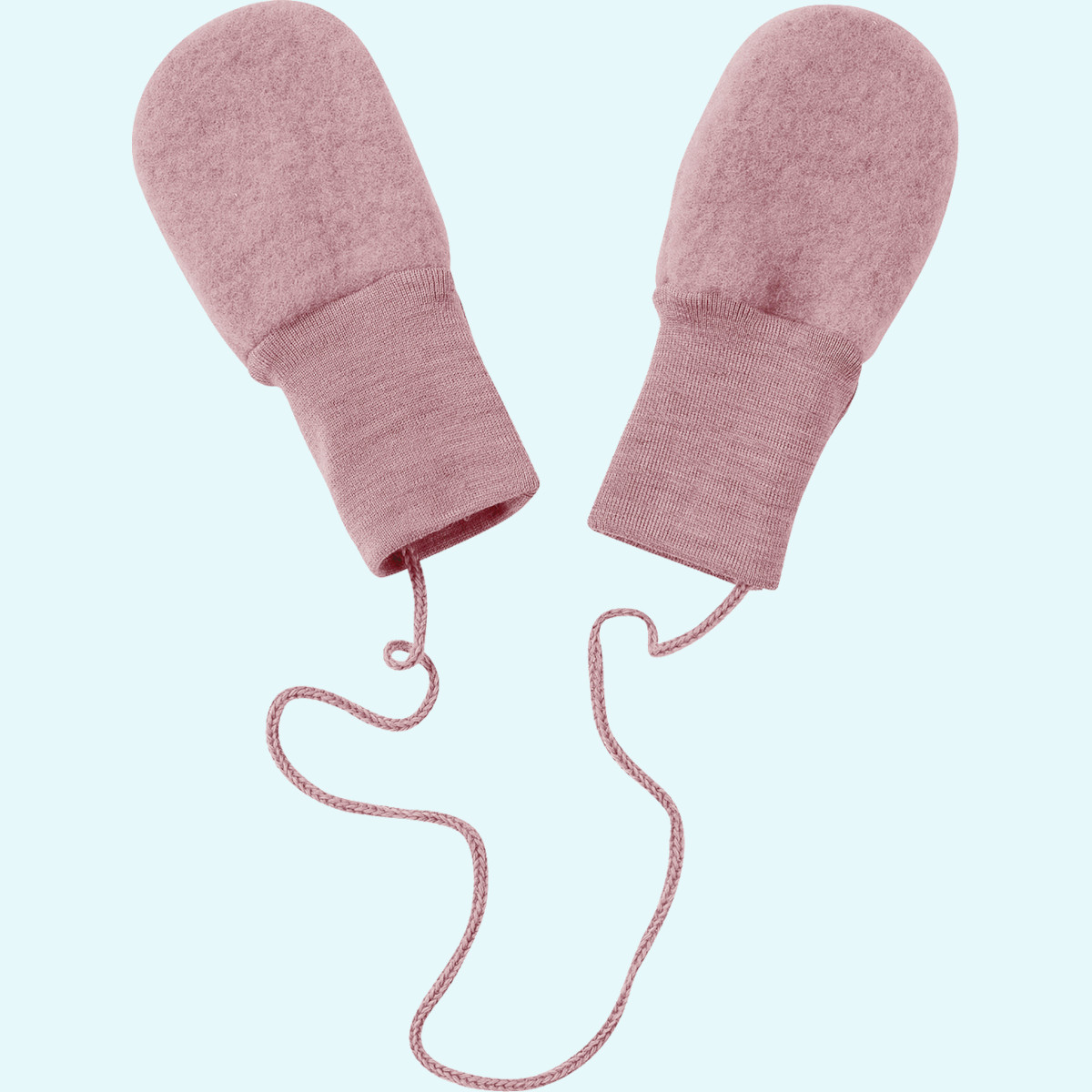 Engel Baby Handschuhe Wollfleece Baby Fäustel Wollfleece farbig uni IVN BEST