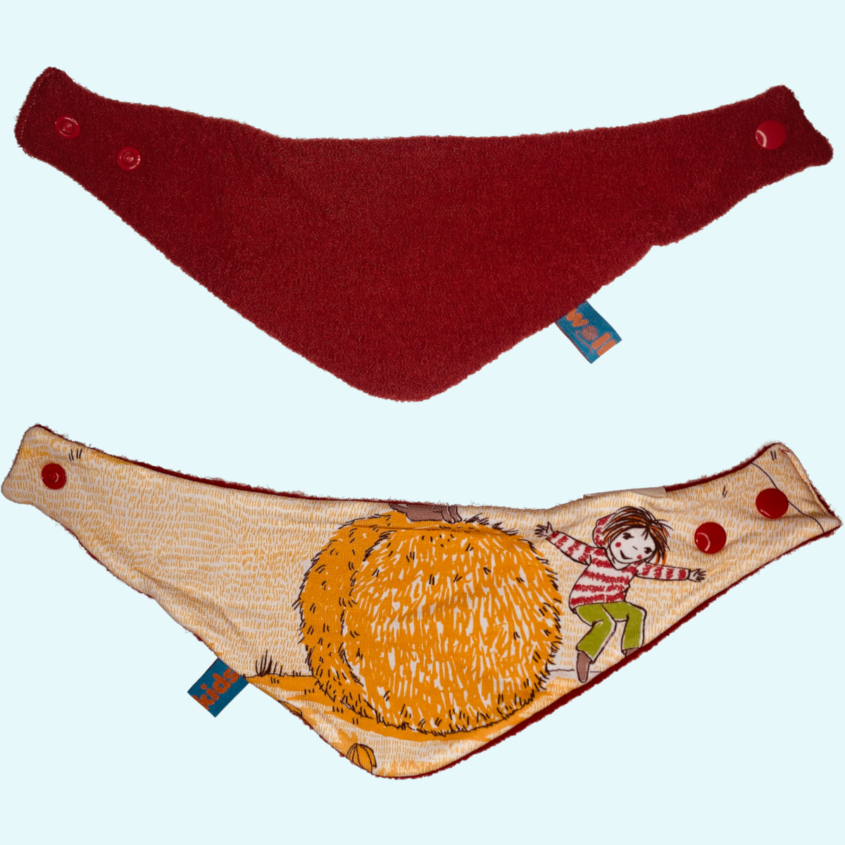 Warmes Wollkids Baby Walk Dreieckstuch aus 100% Wolle & Baumwolle Warmes Wollkids Baby & Kinder Wollwalk Halstuch Dreieckstuch gefüttert aus 100% Wolle & Baumwolle für den Winter