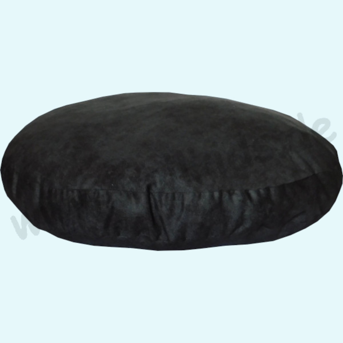 Wollkids Sitzkissen-Pouf rund 60cm in anthrazit - Baumwolle & Wollwalk Wollkids Kinder & Erwachsenen Sitzkissen-Fußkissen-Pouf rund 60cm in anthrazit aus Bio Baumwolle & Wollwalk