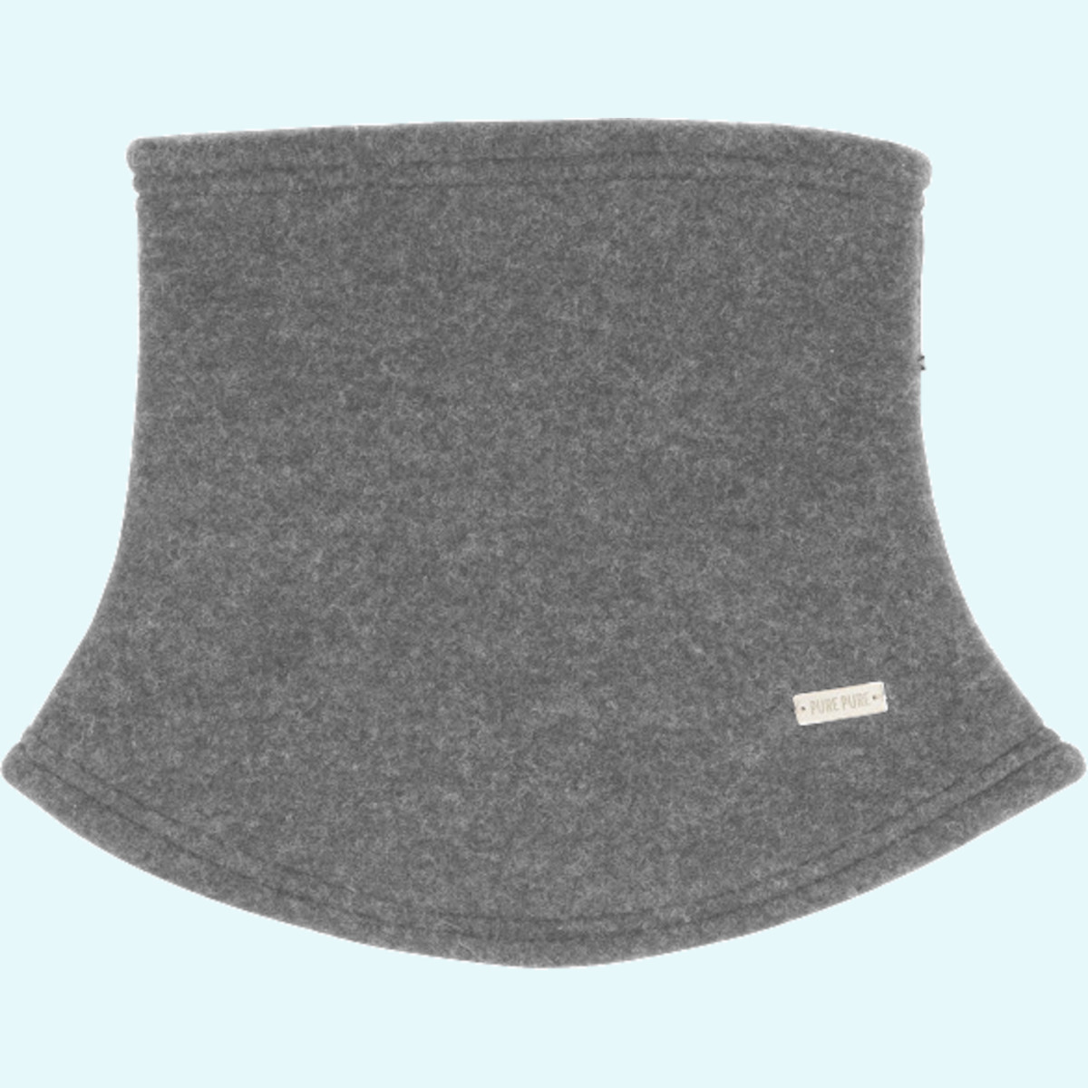 Kuschelalarm!! Schlupfmütze aus BIO Schurwoll-Fleece Schalmütze perfekt für den Winter