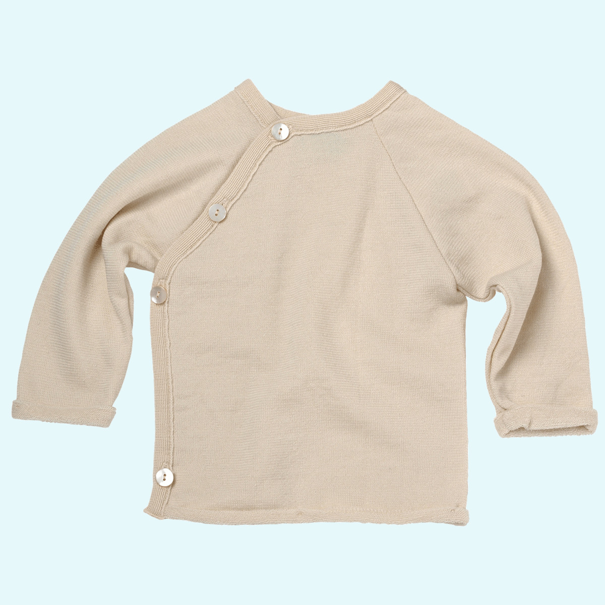 Baby Schlüttli JaPu aus Wolle/Seide Frottee - Reiff JaPu Schlüttli für Babys aus Wolle/Seide Frottee von Reiff - SALE