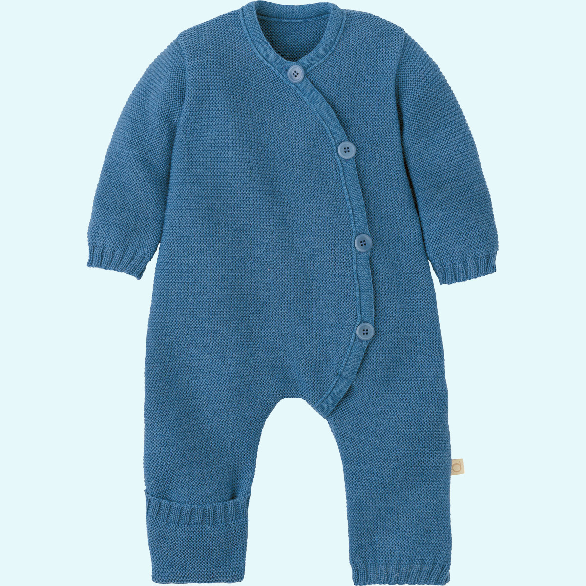 Süßer muckeliger disana Baby indoor Strick-Overall/Wollanzug/Schlafanzug aus BIO merino Schurwolle für Winter Tage & Nächte GOTS