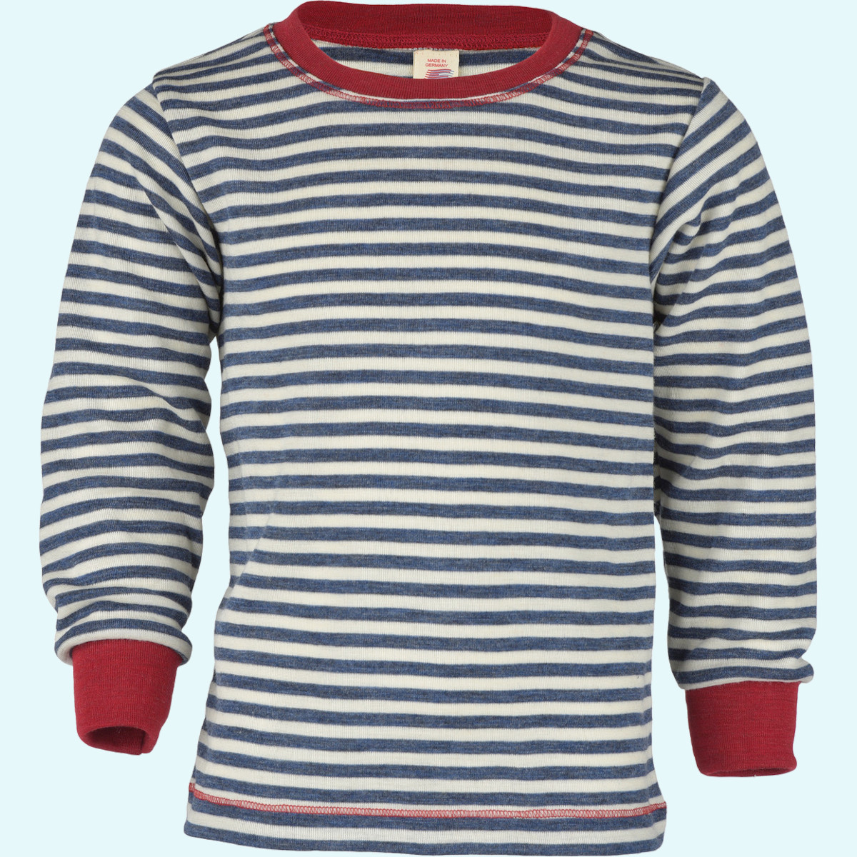 Engel Merinowolle Pullover für Kinder Kinder Pulli Schurwolle farbig geringelt IVN BEST