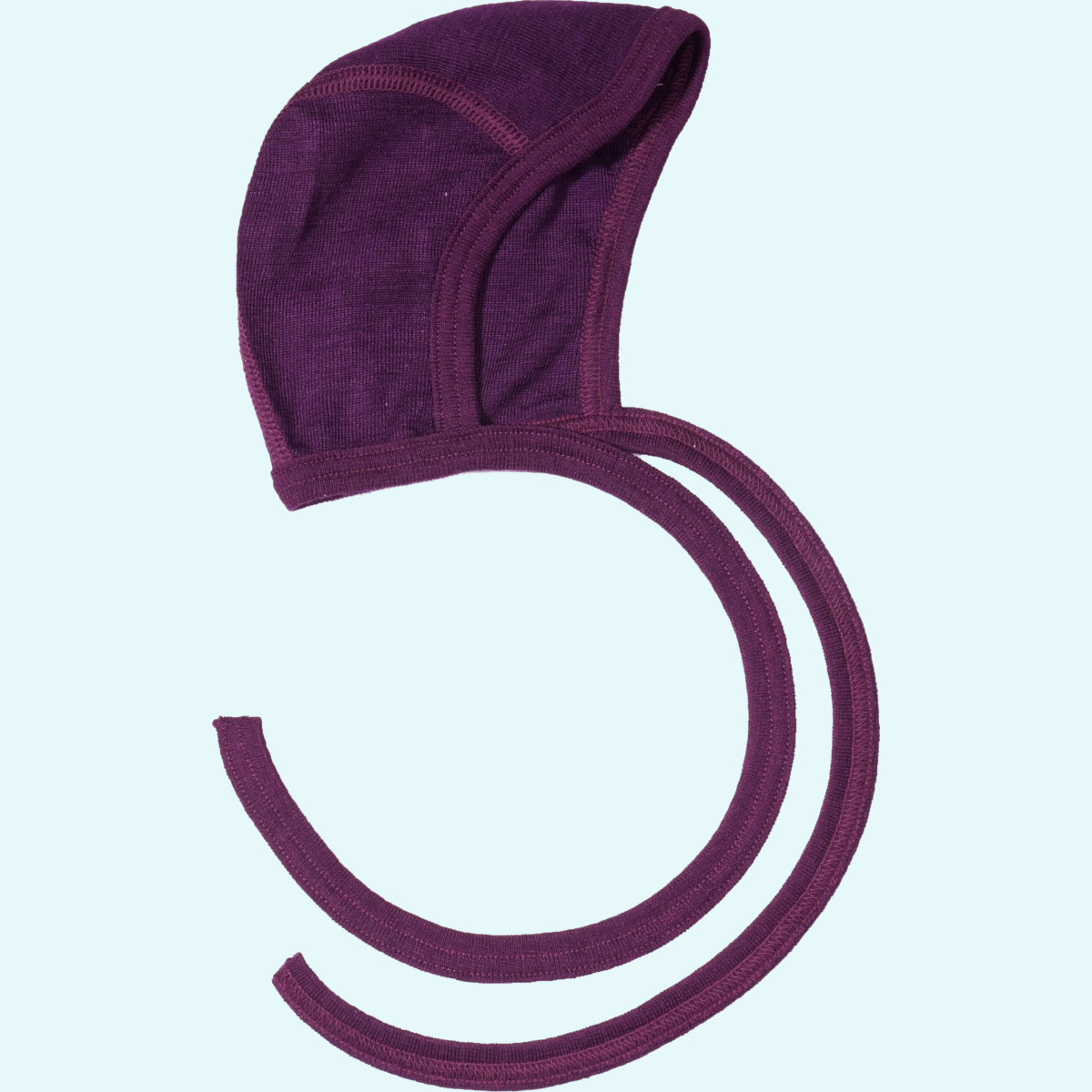 Süßes Baby Häubchen aus Wolle/Seide von Cosilana Baby Häubchen aus Wolle/Seide von Cosilana