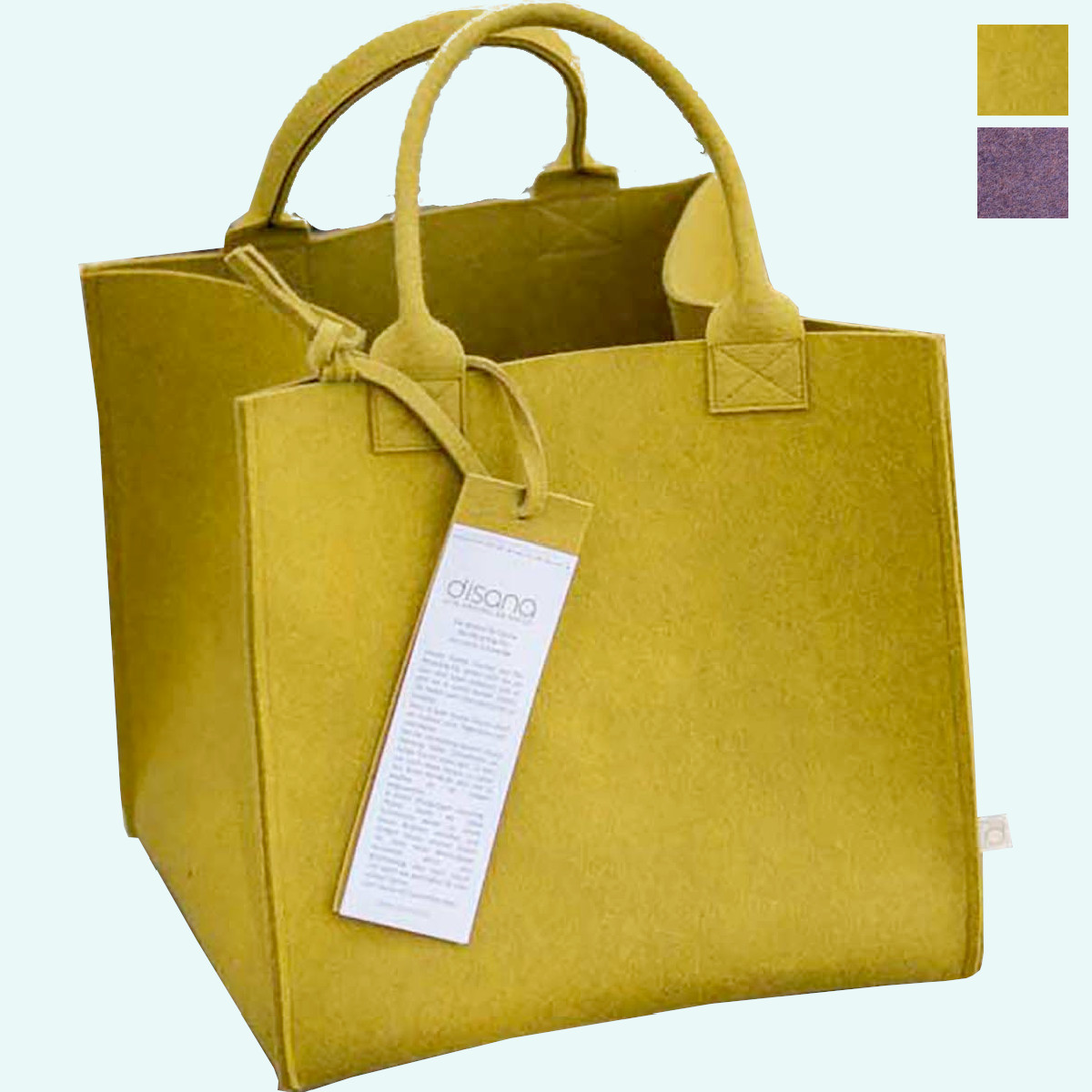 Alternativer disana Einkuafs-Korb für Damen merino Schurwolle-Filz Umweltfreundlicher disana Einkaufs-Filz-Korb für Damen aus BIO merino Schurwolle GOTS