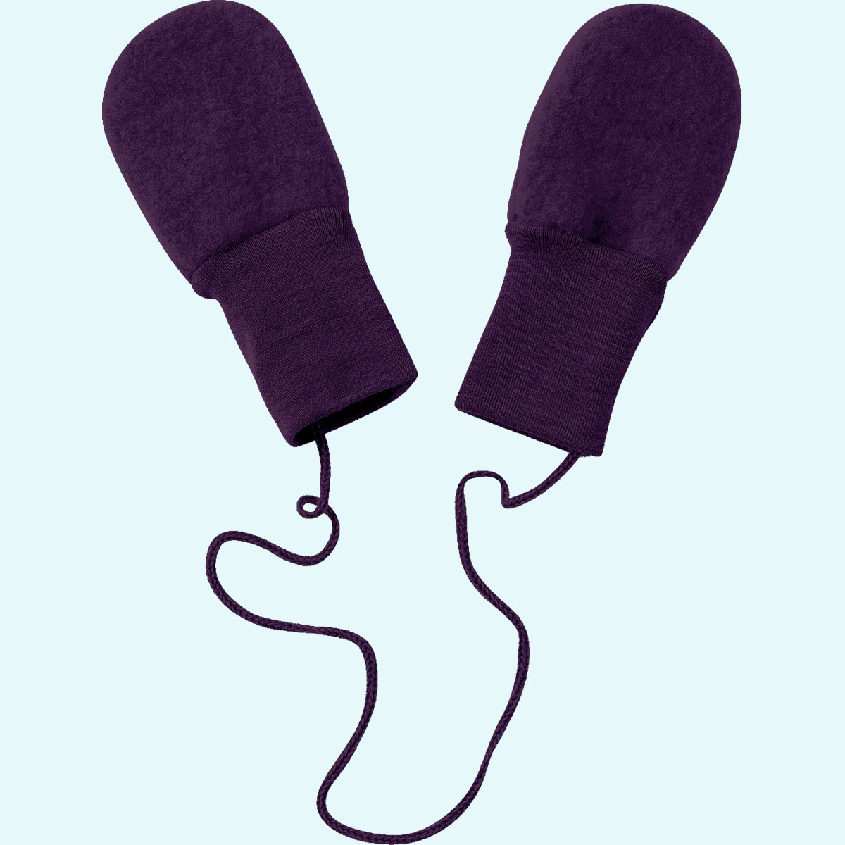 Engel Baby Handschuhe Wollfleece Baby Fäustel Wollfleece farbig uni IVN BEST