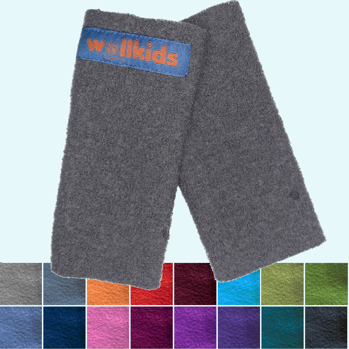 Warme Wollkids Kinder Winter Pulswärmer mit Daumenloch 100% Wollwalk Warme Wollkids Baby & Kinder Walk Pulswärmer Handstulpen mit Daumenloch aus 100% Wollwalk für den Winter