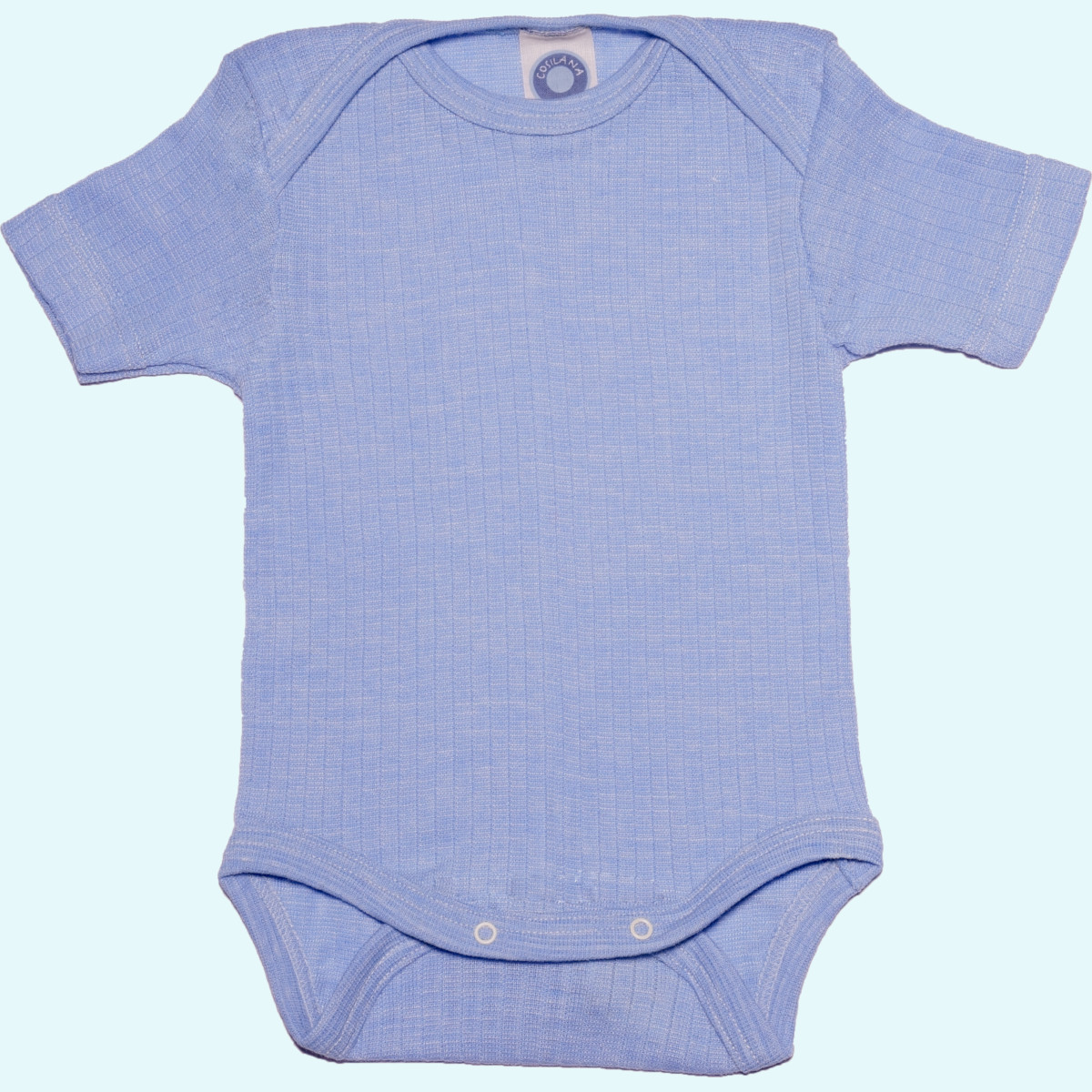 Baby Body kurzarm aus Wolle-Seide-Baumwolle - Cosilana Baby Body kurzarm aus Wolle-Seide-Baumwolle von Cosilana
