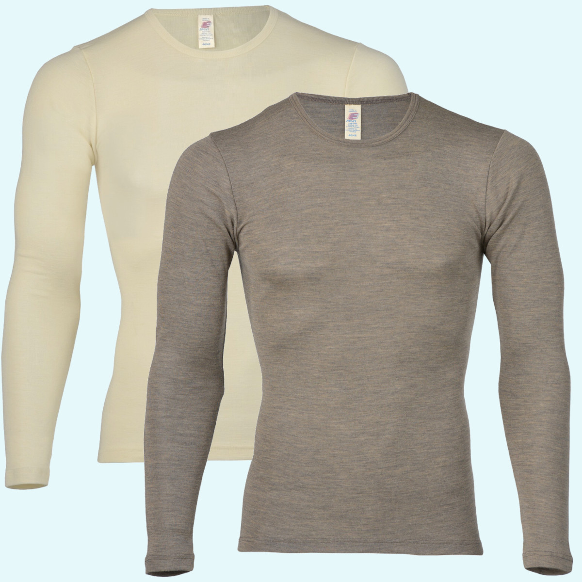 wolle seide shirt langarm Herren Shirt langarm Wolle Seide GOTS