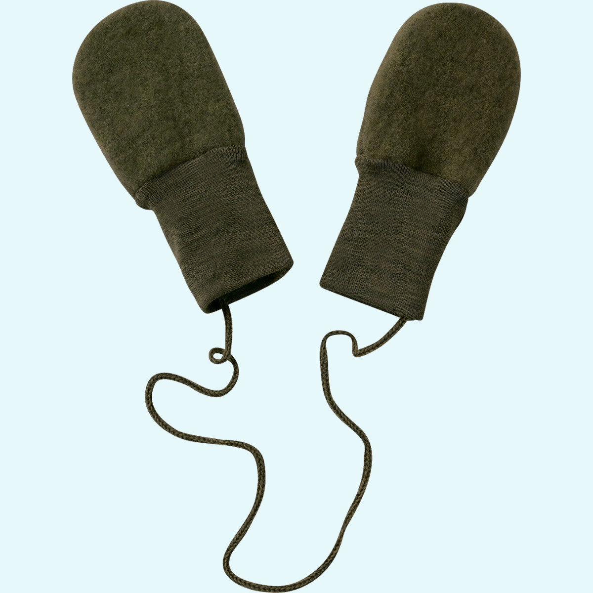 Engel Baby Handschuhe Wollfleece Baby Fäustel Wollfleece farbig uni IVN BEST