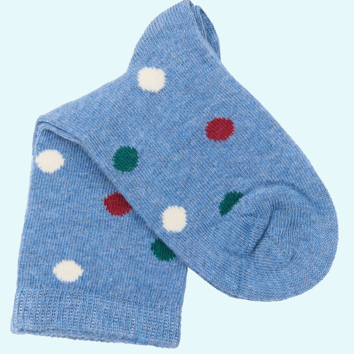 Fröhlich bunte Socken aus feiner BIO Baumwolle - süße Farben