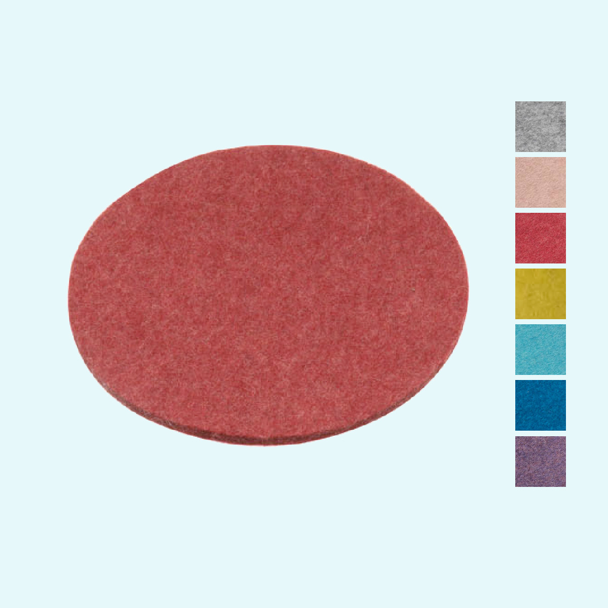 Nachhaltige disana Glas-Untersetzer aus merino Schurwolle-Filz Nachhaltige & schöne disana Glas- & Flaschen-Untersetzer einfarbig aus BIO merino Schurwoll-Filz