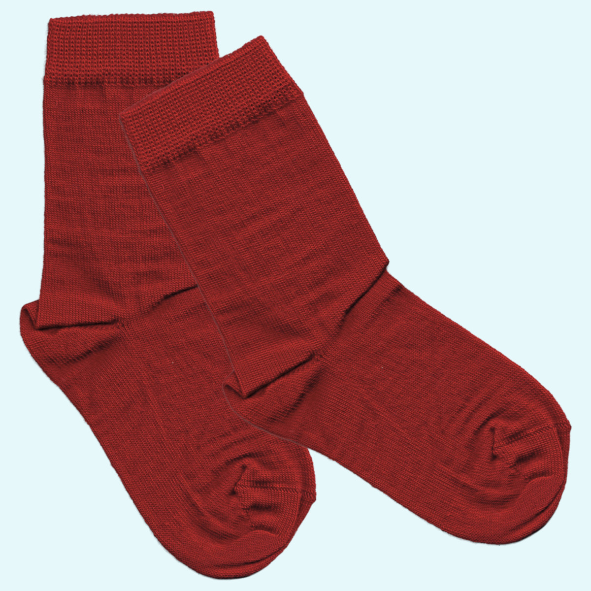 Zärtliche Kinder Socken aus Merinowolle von Grödo einfarbig Zärtliche Socken für Kinder aus Merinowolle von Grödo - einfarbig