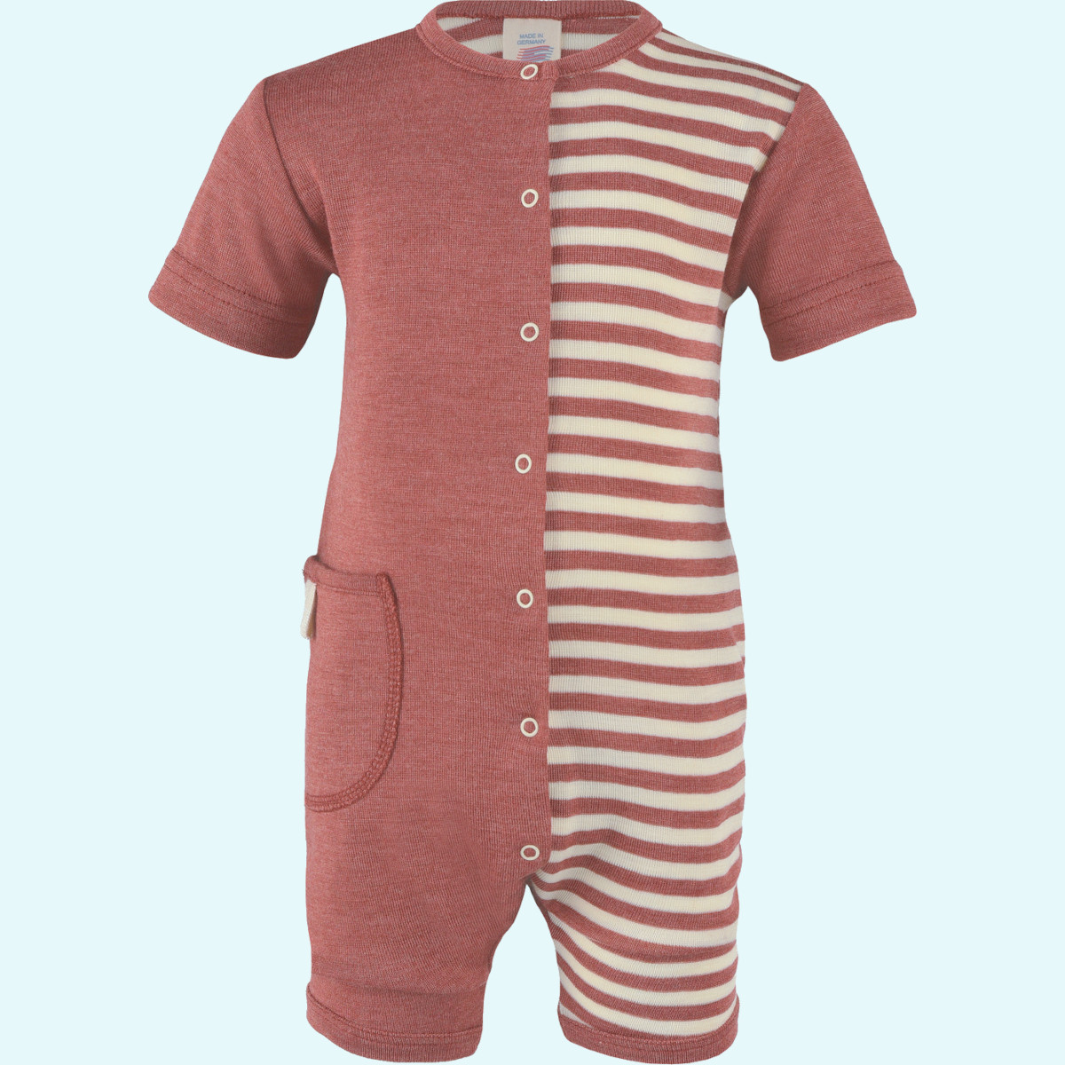 SALE - Engel Sommer Baby Spieler aus merino Wolle/Seide SALE - Engel Baby Spieler - Sommer Overall kurz aus BIO merino Schurwolle/Seide - ideal bei empfindlicher Haut GOTS