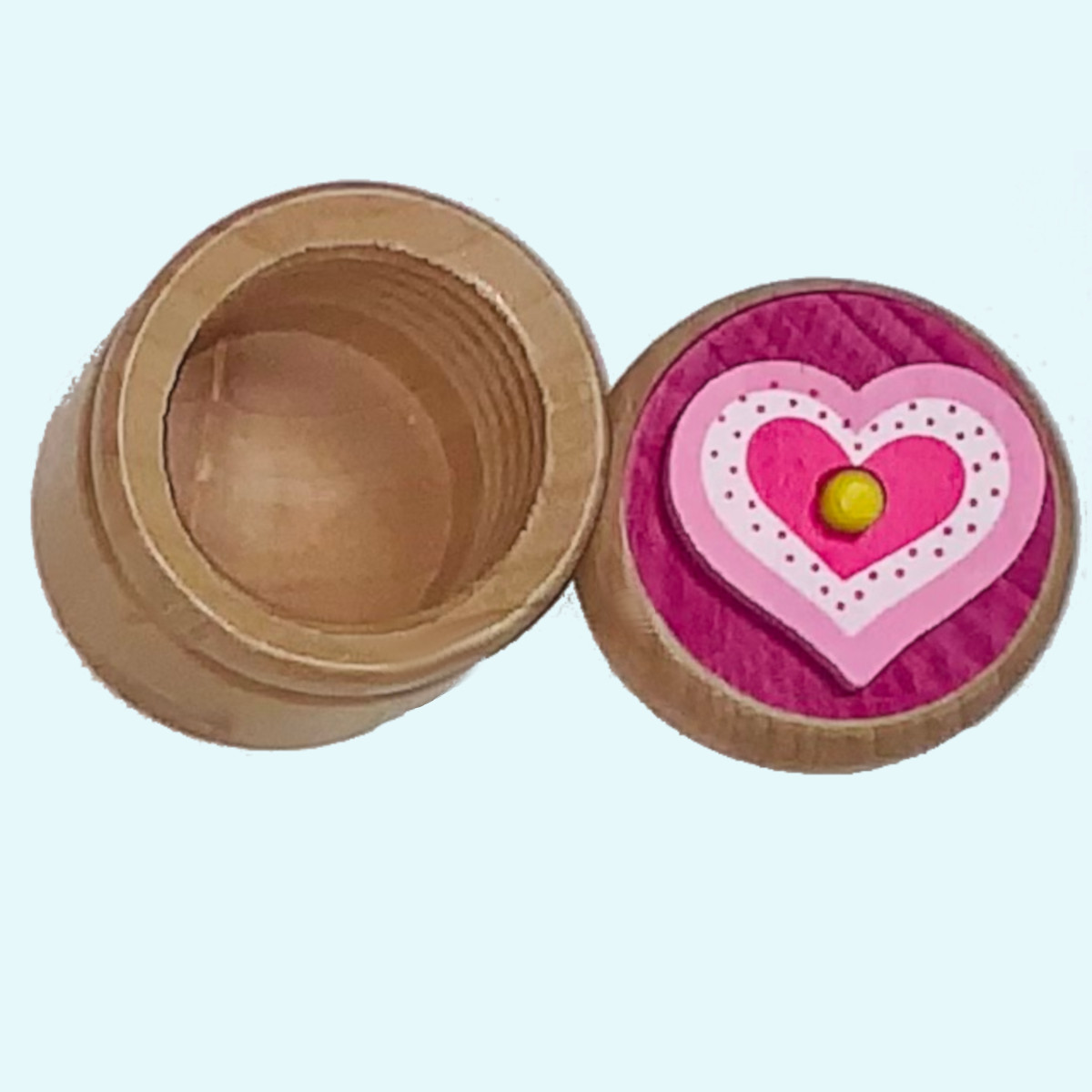 Süße Kinder Milchzahndose aus Holz von GoKi - mit Motiv Süße Kinder Milchzahndose aus Holz von GoKi - mit Motiv