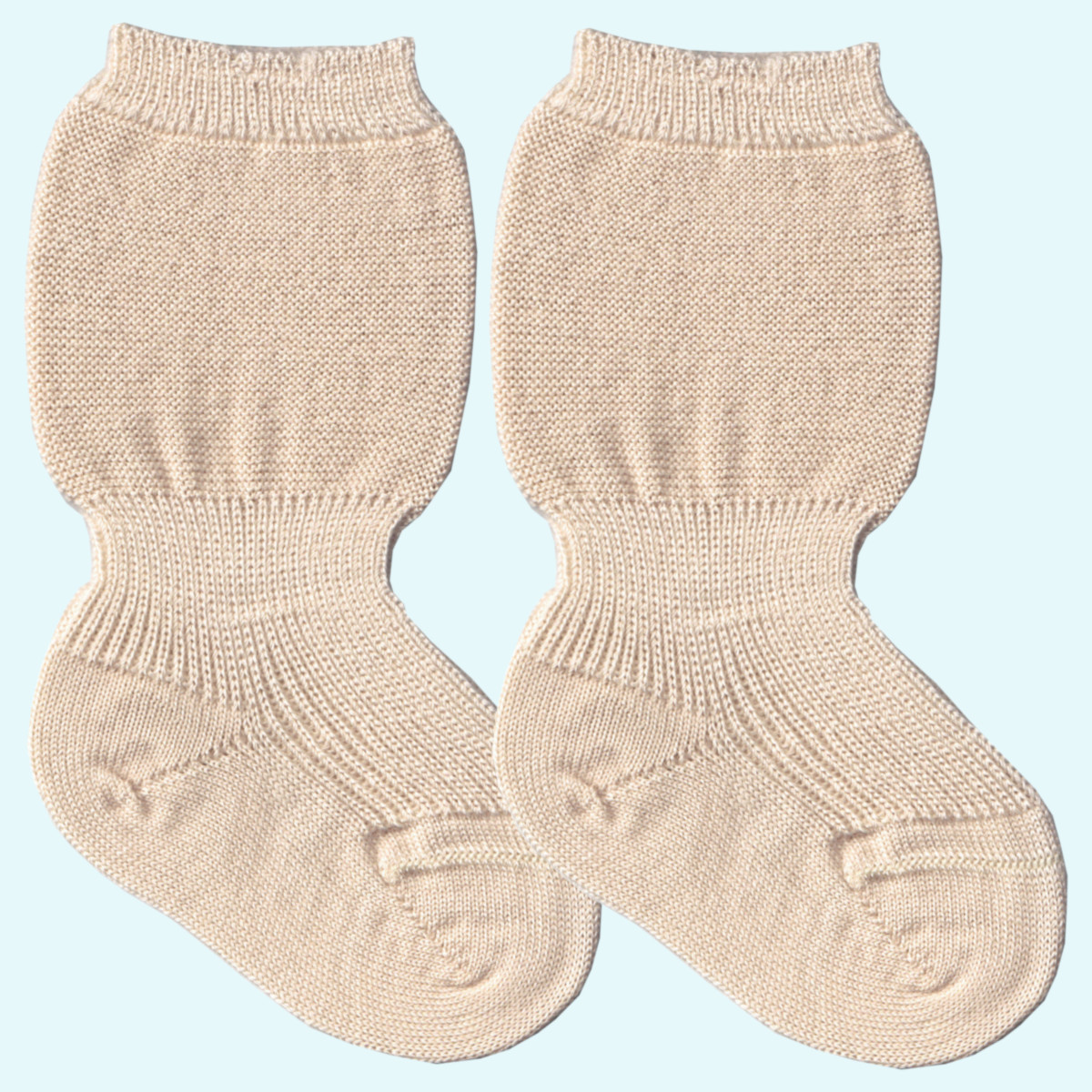 Warme Speckbein Socken für Babys aus reiner Schurwolle - Grödo Warme Speckbein Socken für Babys aus reiner Schurwolle von Grödo