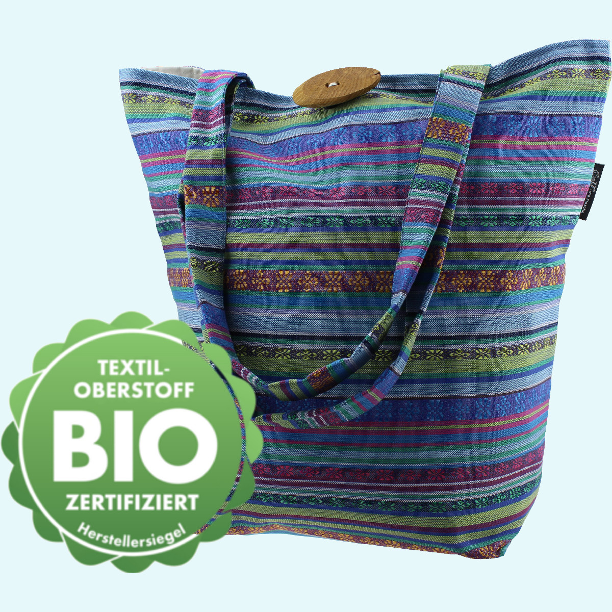 Toller Shopper aus BIO Baumwolle mit Innenfutter und Innenfächern