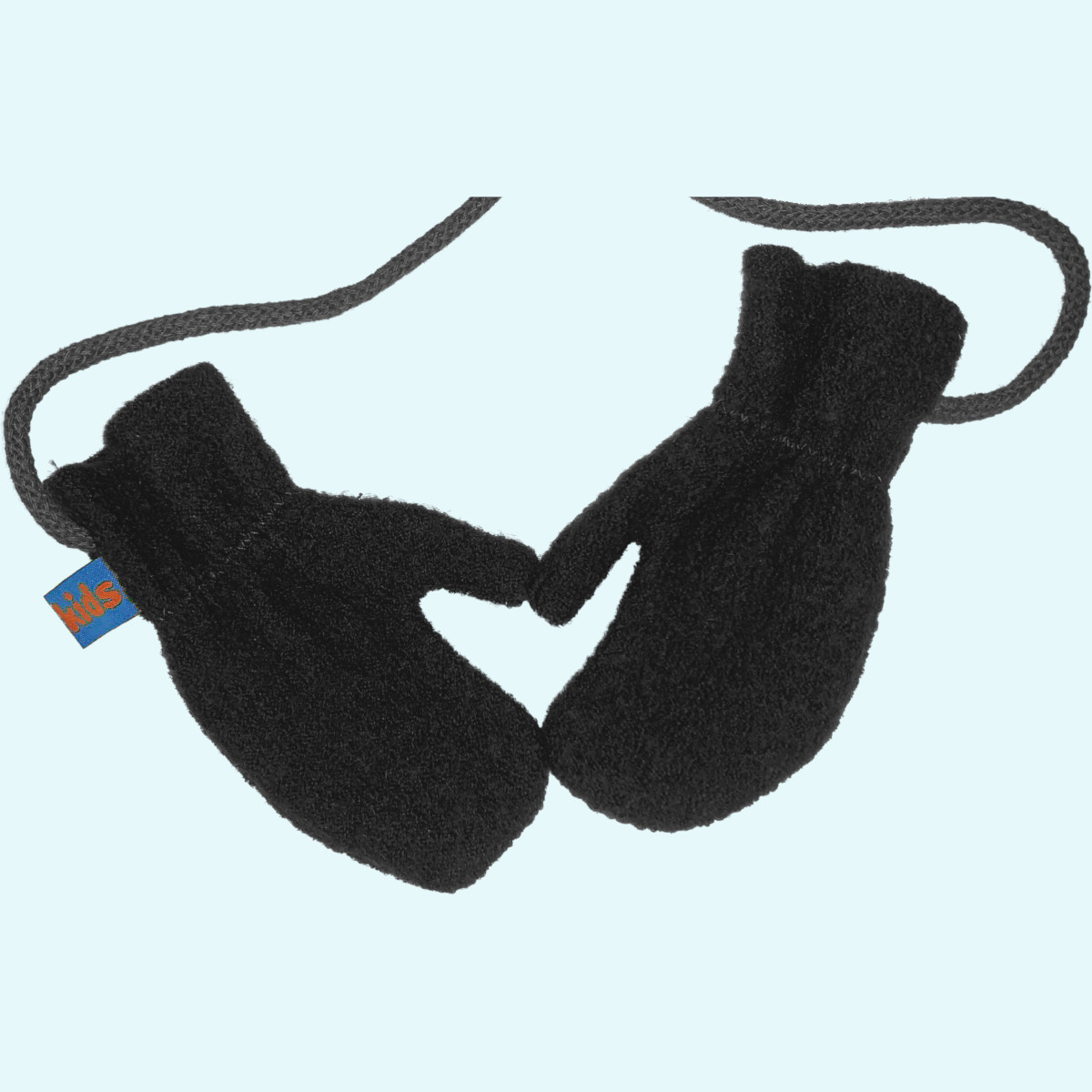 Warme Wollkids Baby & Kinder Winter Fäustlinge aus 100% Wollwalk Warme Wollkids Baby & Kinder Walk Handschuhe Fäustlinge aus 100% Wollwalk für den Winter mit Band