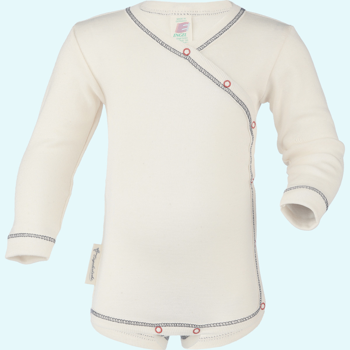 Baby Wickelbody langarm Baumwolle IVN BEST
