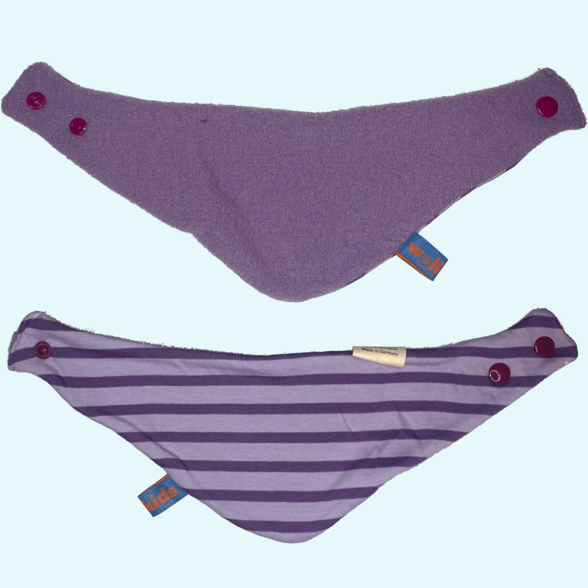 Warmes Wollkids Baby Walk Dreieckstuch aus 100% Wolle & Baumwolle Warmes Wollkids Baby & Kinder Wollwalk Halstuch Dreieckstuch gefüttert aus 100% Wolle & Baumwolle für den Winter