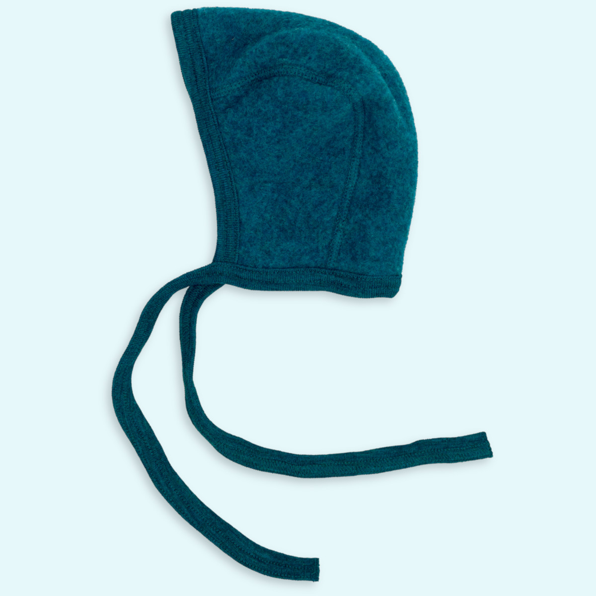 Engel Baby Mütze Wollfleece Baby Häubchen Wollfleece farbig uni IVN BEST