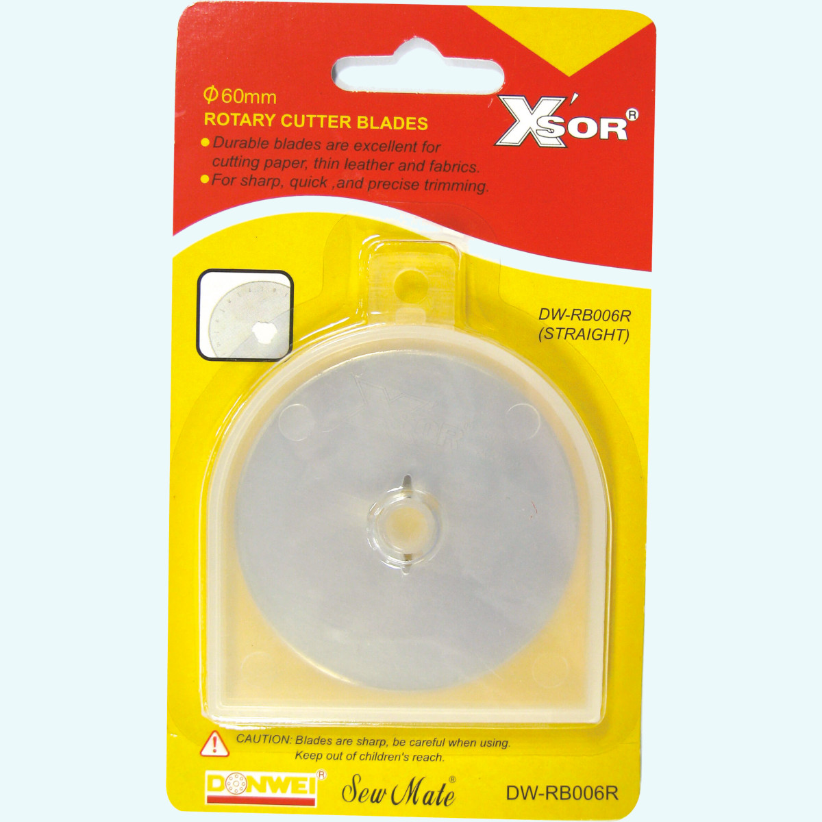 XSOR - Ersatzklingen für Rollenschneider - Rollschneider - Edelstahl - super Qualität