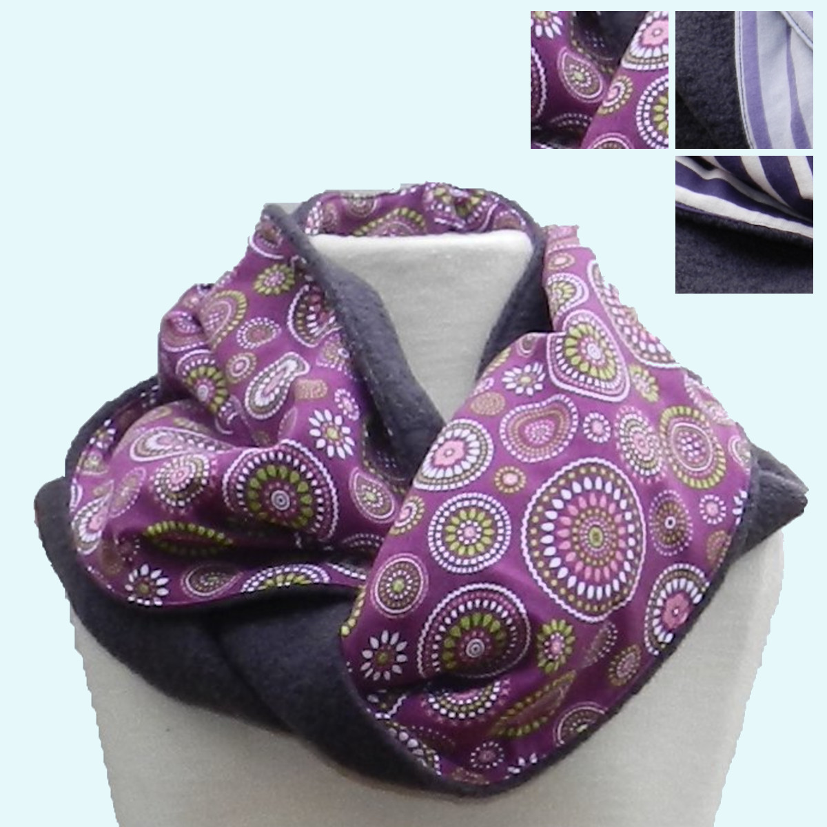 Warmer Wollkids Damen Wollwalk Schlauchschal 100% Wolle & Baumwolle Warmer Wollkids Damen Wollwalk Schlauchschal Loop aus 100% Wolle & Baumwolle für den Winter