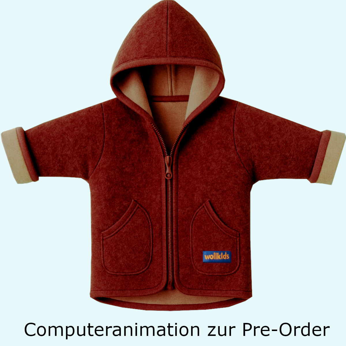 Pre-Order: Doubleface Wollwalk-Jacke -extra warme Winterjacke - 🌲 auch für den Waldkindergarten