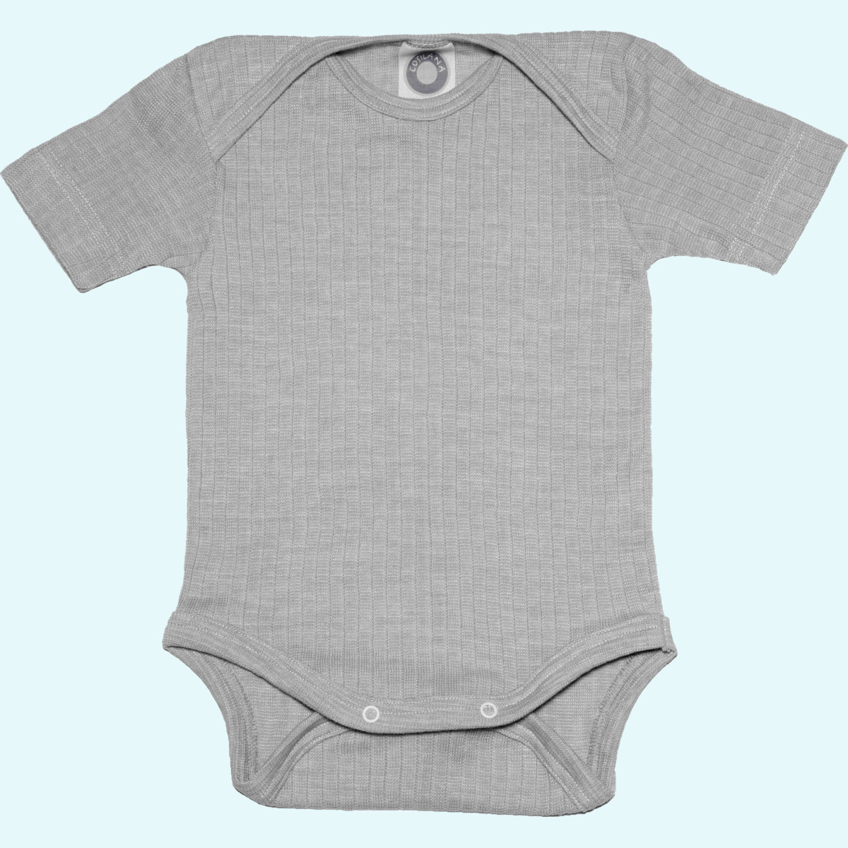 Baby Body kurzarm aus Wolle-Seide-Baumwolle - Cosilana Baby Body kurzarm aus Wolle-Seide-Baumwolle von Cosilana
