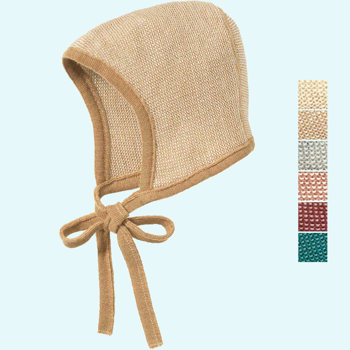 Süßes, warmes disana Baby Strick-Häubchen aus Merinowolle Süßes & wärmendes disana Baby Strick-Häubchen aus kbT merino Schurwolle für Winter Tage & Nächte GOTS