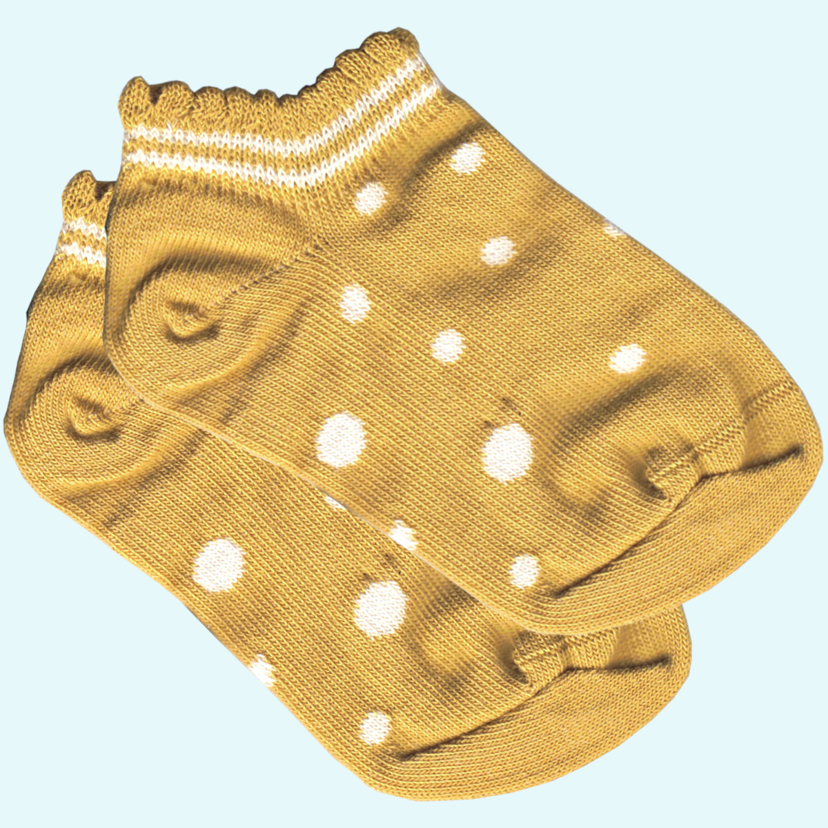 Kinder Sneaker Socken mit Rüschen - Grödo Bio Baumwolle Süße Sneaker Socken mit Rüschen für Kinder aus Bio Baumwolle von Grödo