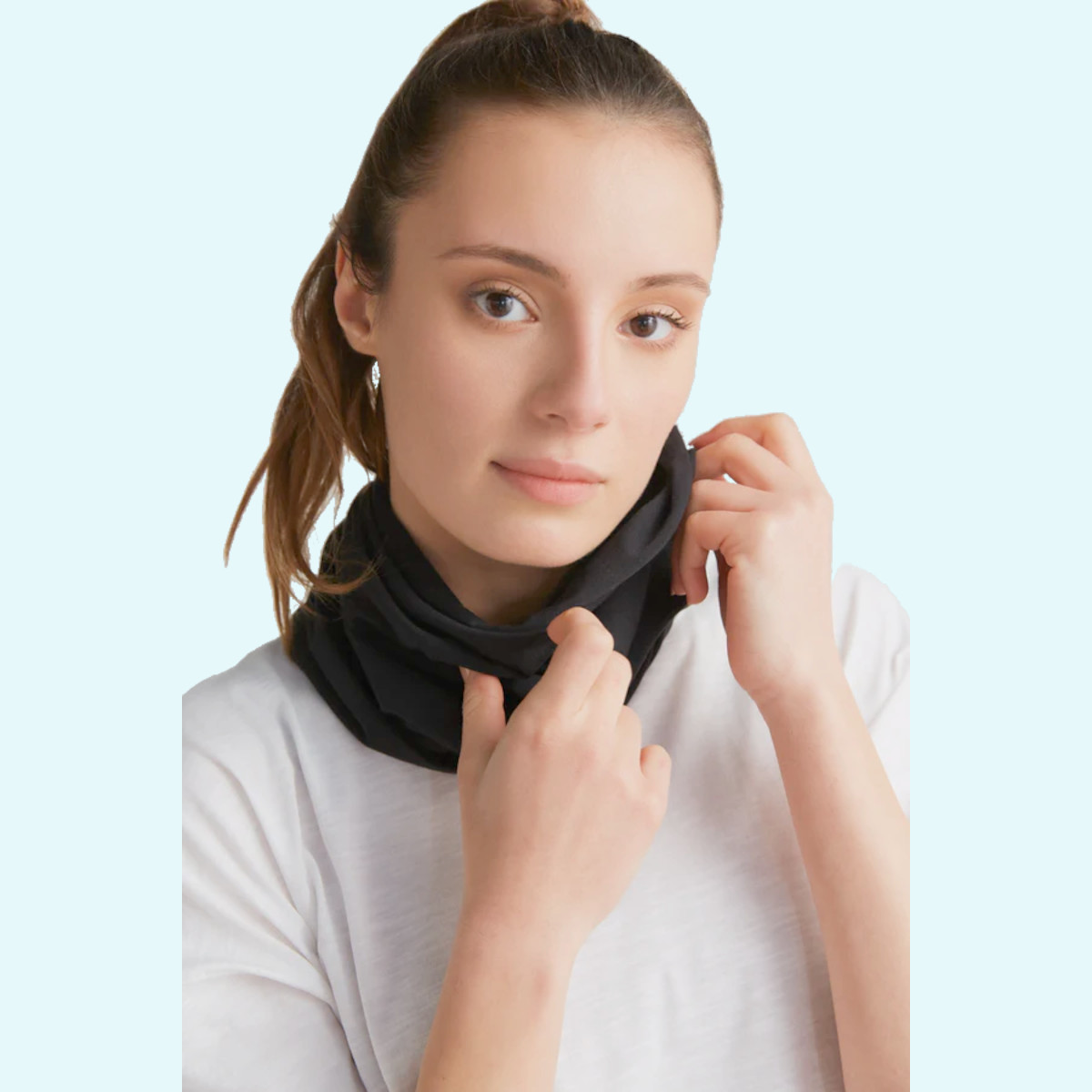 Weicher Schlauchschal aus Bio Buamwolle - Albero-natur Weicher Schlauchschal aus Bio Buamwolle für Damen & Herren von Albero-natur