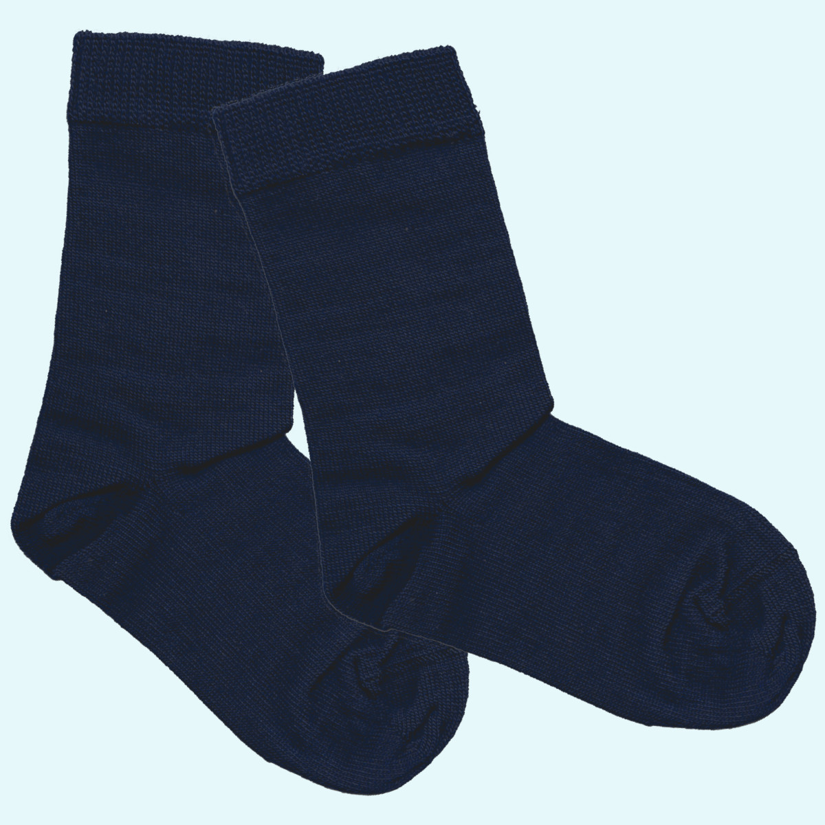 Zärtliche Kinder Socken aus Merinowolle von Grödo einfarbig Zärtliche Socken für Kinder aus Merinowolle von Grödo - einfarbig