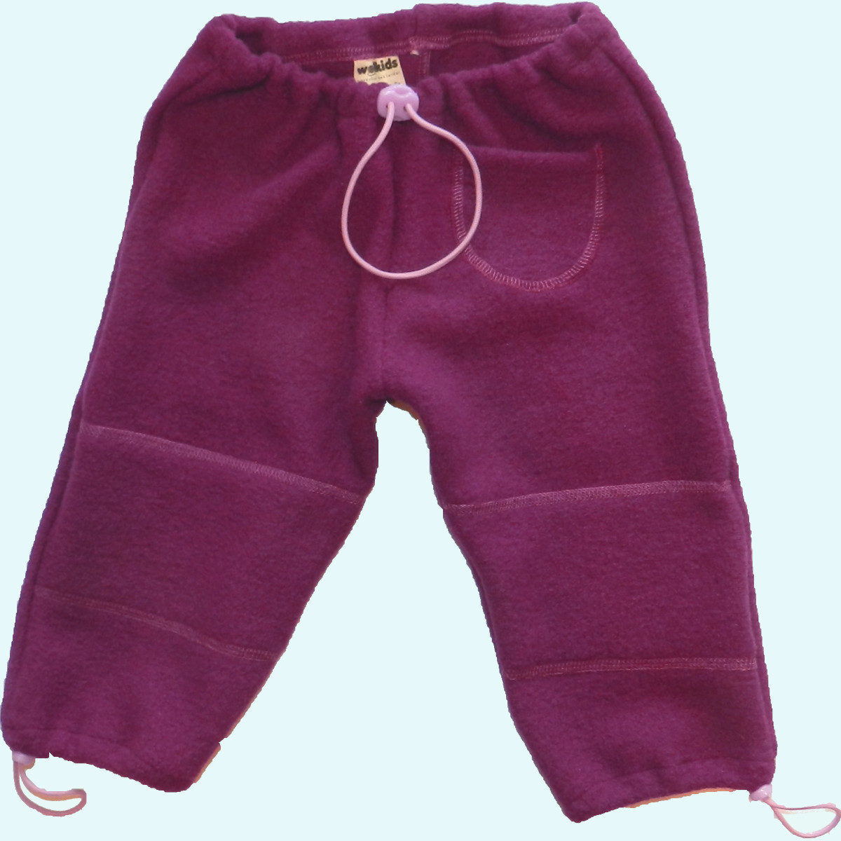 Warme Wollkids Kinder outdoor Wollwalk Hose aus 100% Schurwolle Warme Wollkids Baby & Kinder outdoor Wollwalk Hose mitwachsend mit Besatz für den Waldkindergarten im Winter aus 100% Wolle