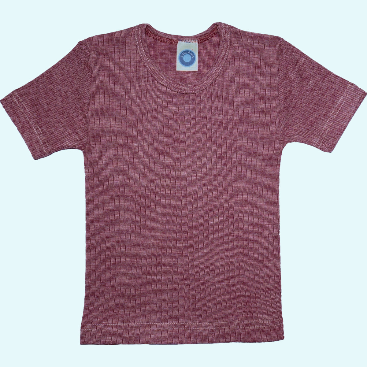 Kinder Unterhemd aus Wolle-Seide-Baumwolle - Cosilana Kurzarm Unterhemd für Kinder aus Wolle-Seide-Baumwolle von Cosilana