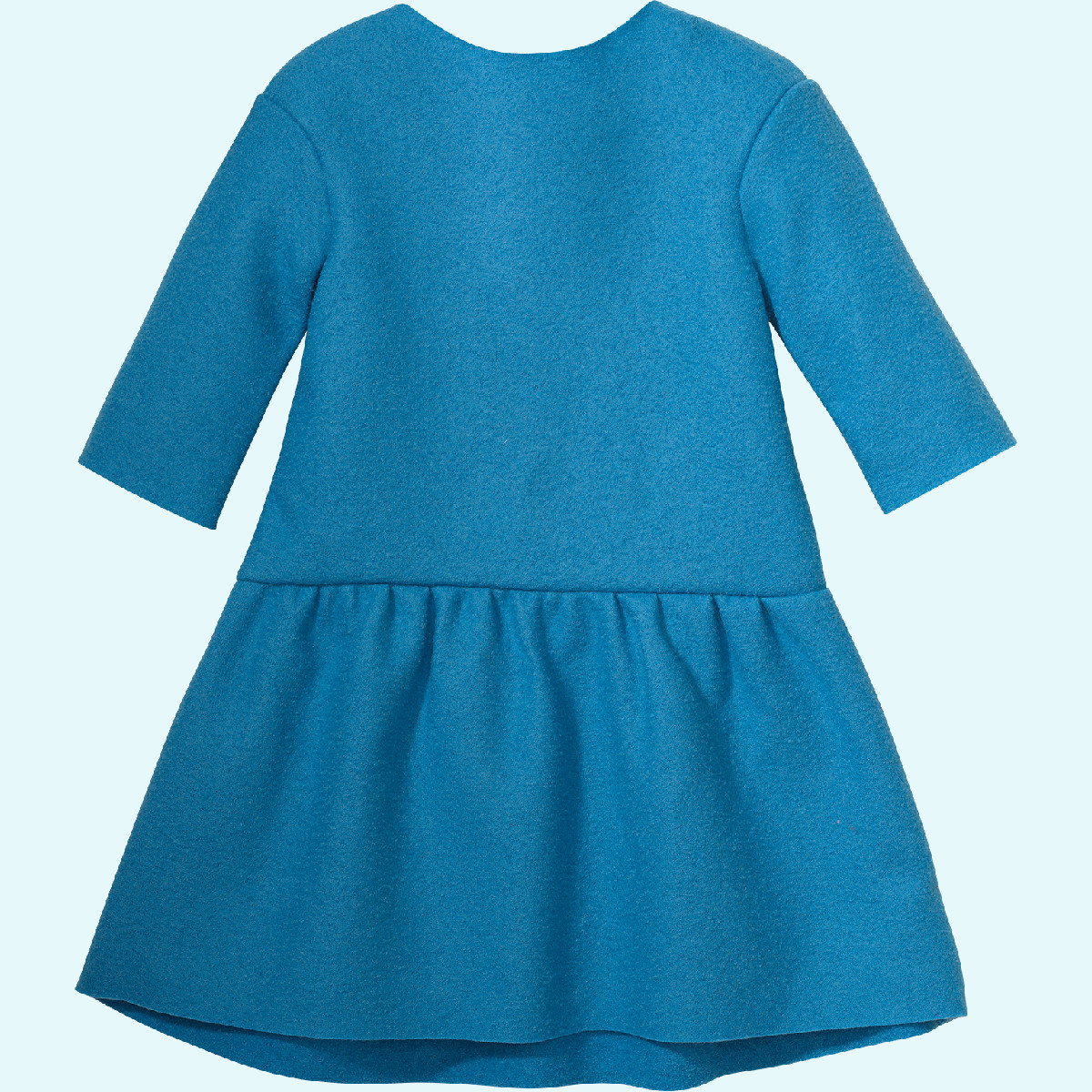 SALE - süßes disana Baby & Kinder Walk-Kleid merino Schurwolle SALE - Süßes disana Baby & Kinder Woll-Walk-Kleid langarm für Mädchen aus kbT merino Schurwolle - GOTS